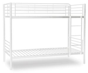 Pat pentru copii etajat 90 cm Riverside (alb) (cu somieră). Promo -6%. 1118862