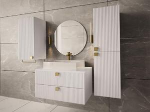 Set mobilier baie Petralonas I (alb) (cu lavoar, fără baterie, fără sifon). 1070174