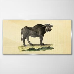 Tablou sticla Desen de animale Buffaloa