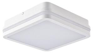 Brilagi - Corp de iluminat LED de exterior cu senzor BENE, 18 W, 230 V, 22 x 22 cm, alb, IP54