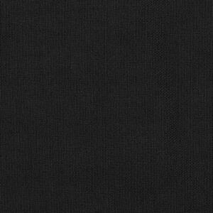Draperii opace aspect in, cârlige, 2 buc., negru, 140 x 175 cm
