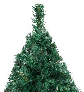 Pom de Crăciun artificial cu ramuri groase, verde, 150 cm, PVC