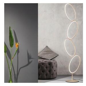 Ondaluce - Lampă de podea LED reglabilă RICE LED/38W/230V 166 cm aurie