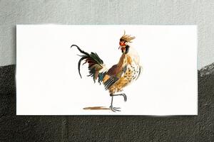Tablou sticla Desenând pui de păsări de animale