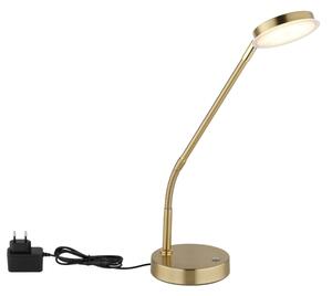 Globo 58504TM - Lampă de masă tactilă LED reglabilă SILVIO LED/6,5W/230V, alamă