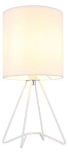 Globo 21734W - Lampă de masă TAMIAN 1xE14/40W/230V albă