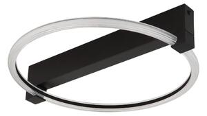 Globo 48050DS - Plafonieră LED FLETCHER LED/15W/230V 41,5x38 cm neagră
