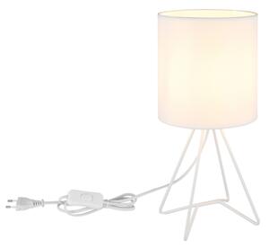 Globo 21734W - Lampă de masă TAMIAN 1xE14/40W/230V albă