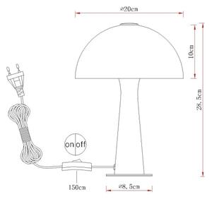 Globo 50670122 - Lampă de masă JULIA 1xE14/25W/230V bej