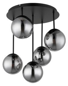 Globo 47441-5S - Lustru aplicat HARMON 5xE14/25W/230V negru
