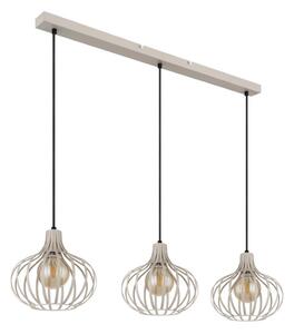 Globo 33370319 - Lustră suspendată pe cablu MATEO 3xE27/40W/230V bej