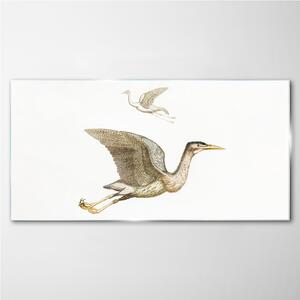 Tablou sticla Desenând animale păsări