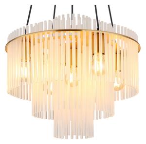 Globo 15698H1M - Lustră suspendată pe cablu GORLEY 5xE27/60W/230V aurie