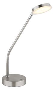 Globo 58504TN - Lampă de masă LED SILVIO, dimabilă prin atingere, 6,5W/230V, crom mat