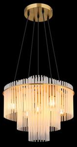 Globo 15698H1M - Lustră suspendată pe cablu GORLEY 5xE27/60W/230V aurie