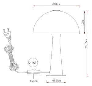 Globo 50670107 - Lampă de masă JULIA 1xE14/25W/230V albă