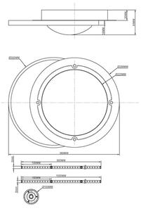 Globo 41785 - Plafonieră LED MOON/30W/230V 4000K