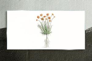 Tablou sticla Flori moderne de plante