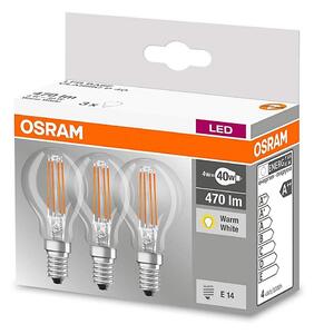 SET 3x Bec LED P40 E14/4W/230V 2700K - Osram