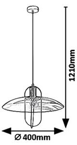 Rabalux 5000 - Lustră pe cablu VIDA 1xE27/8W/230V