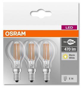 SET 3x Bec LED P40 E14/4W/230V 2700K - Osram