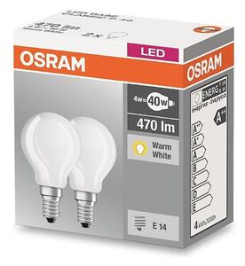 SET 2x Bec LED VINTAGE P40 E14/4W/230V 2700K - Osram