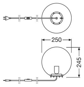 Lampă de masă Rabalux BUBBLE 1xE27/40W/230V roz