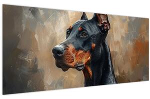 Tablou - Portretul lui Dobrman (120x50 cm)