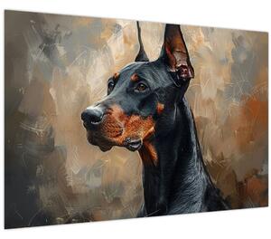 Tablou - Portretul lui Dobrman (90x60 cm)