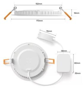 Philips - Set de 2 spoturi LED RGBW, dimabile, pentru baie, încorporate Hue SLIM LED/12W/230V IP44