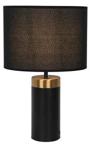 Lampă de masă LUCIANO 1xE27/40W/230V neagră/aurie