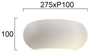 Lampă de perete ANITA 1xE27/20W/230V albă