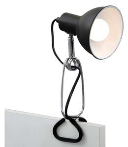 Briloner 2790-015 - Lampă cu clemă FIX 1xE14/8W/230V negru/crom lucios
