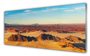 Tablou pe sticla Desert Peisaj Brun Galben