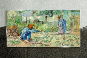 Tablou sticla Primii pași ai lui Van Gogh