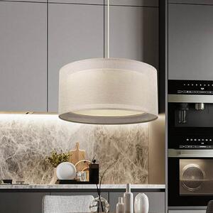 Duo Den Light lampă suspendată, bej, Ø 50 cm, in, PVC
