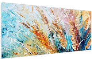 Tablou - Grâu, abstracție (120x50 cm)