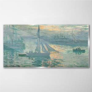 Tablou de sticla Sunrise Marine Monet