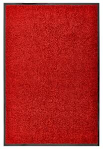 Covoraș de ușă lavabil, roșu, 60 x 90 cm