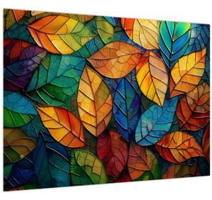 Tablou - Mozaic din frunze (70x50 cm)