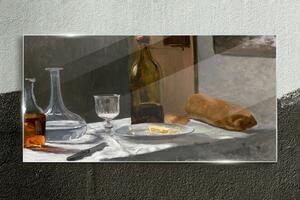 Tablou sticla Nmult viață cu sticle Monet