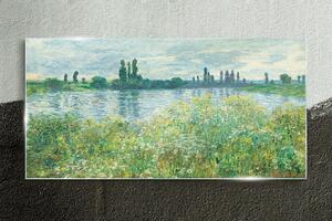 Tablou sticla Seine Vétheuil Monet