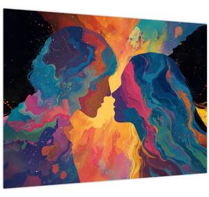 Tablou - Dragoste cosmică (70x50 cm)