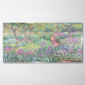 Tablou sticla Grădină în Giverny Monet