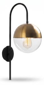 Aplica de perete Sunflux, Negru, 20x31x57 cm