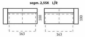 Coltar extensibil piele Ergo 2,5-E-2,5-R