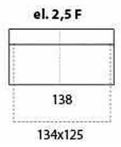 Coltar extensibil Basic textil 2,5F-E-2S