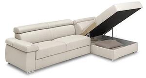 Canapea extensibila cu sezlong Zoom textil