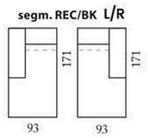 Coltar extensibil Ergo 2,5-E-2,5-R textil