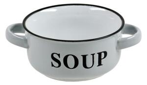 Bol Soup, 490 ml, 18x13x6.5 cm, ceramica, alb